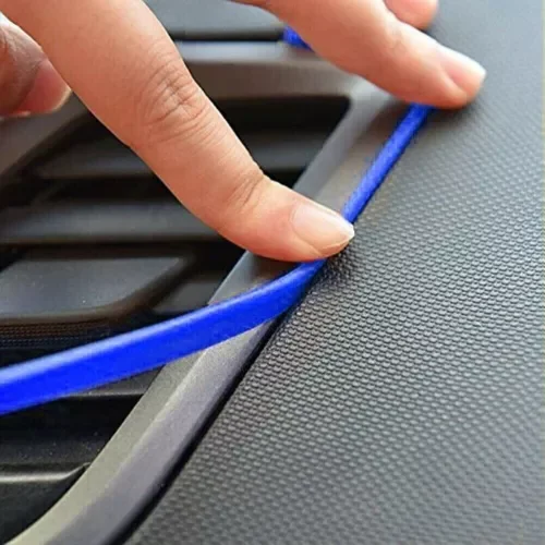Dronehint 5M Car Interior Decor Blue Strip Door Edge Panel Gap Trims Parts Car Accessories (For: BYD) Parts