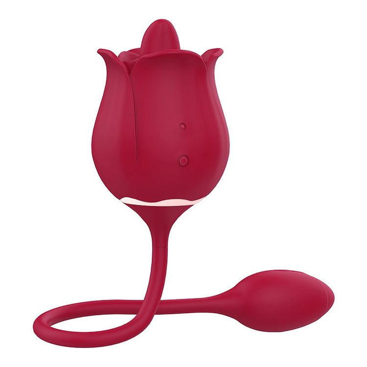 Pink Sobriety Rose Toy with Bullet Vibrator Rose Toy