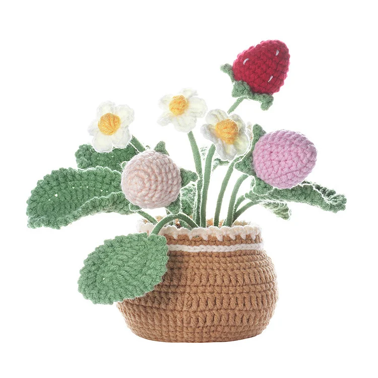 YarnSet - Crochet Kit For Beginners - Strawberry
