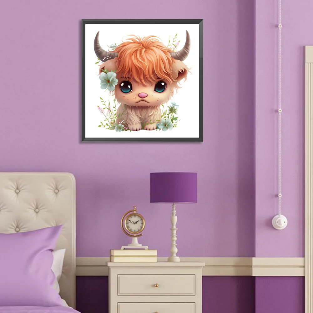 Diamond Painting - Full Round Drill - Flower Yak(Canvas|30*30cm)