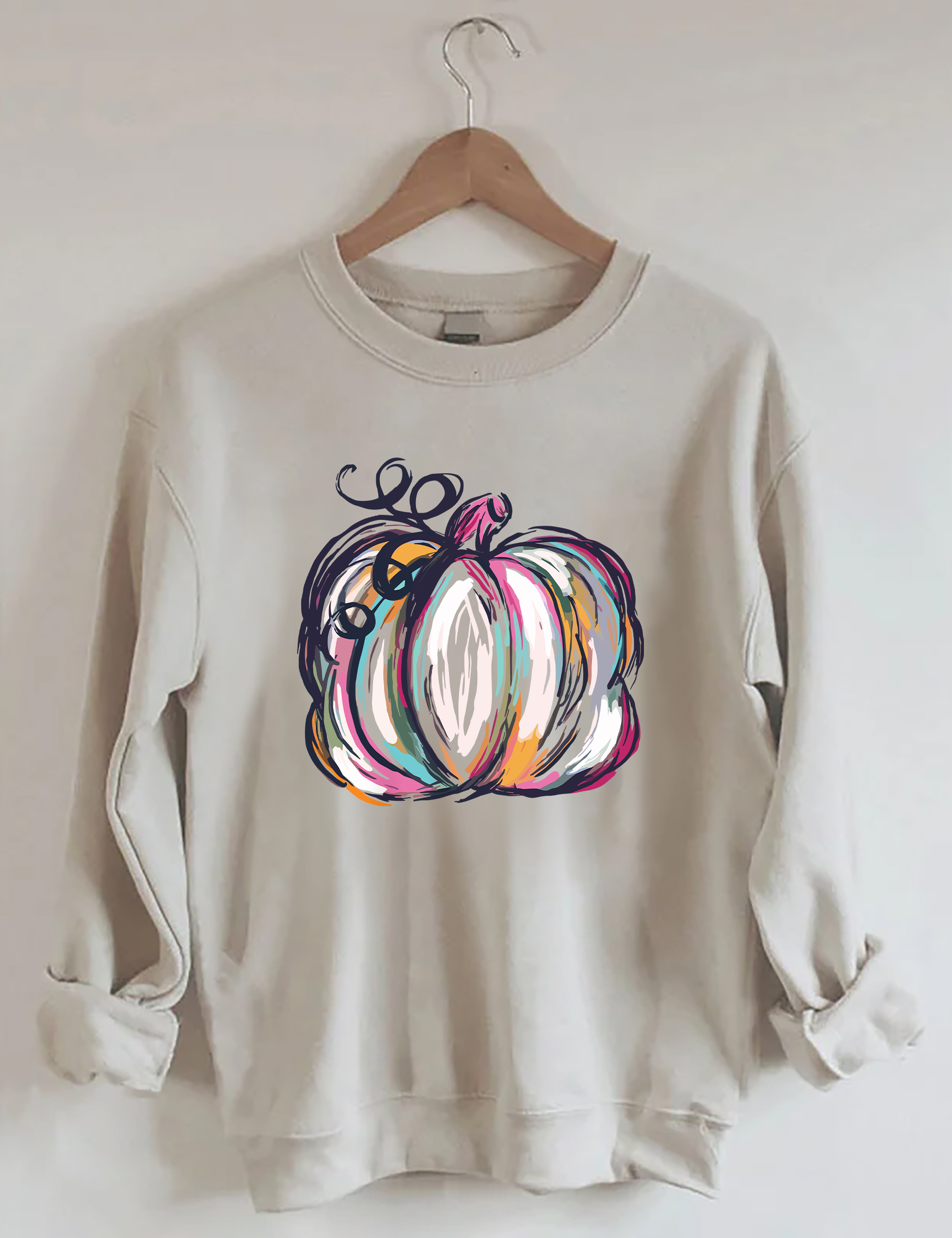 Watercolor Pumpkin Sweatshirt