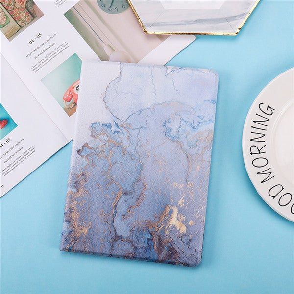 Marble Painted Shell iPad Protective Case Cover