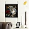 Diamond Painting-DIY Full Round Drill Wolf(40*40CM)