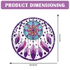 (US Only)2D Flat DIY Diamond Painting Art Pendant Window Hanging Fantasy Dream Catcher