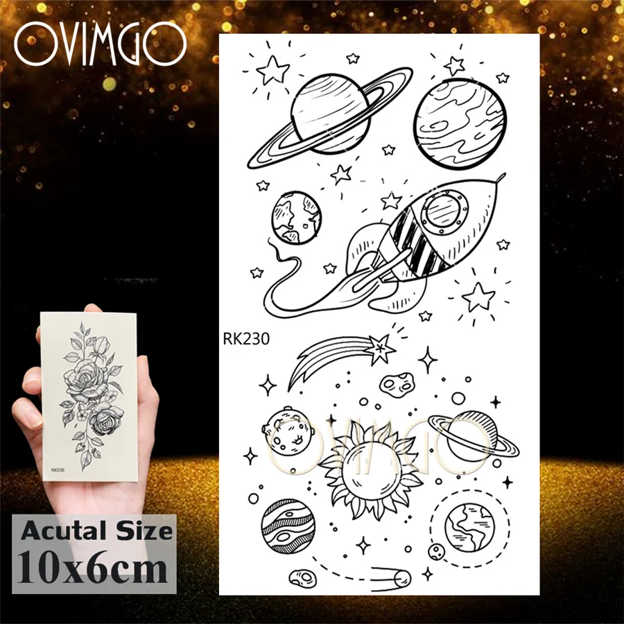 Sdrawing Sexy Kiss Haert Star Temporary Tattoos Paste Paper Body Art Arm Beck Fake Tatoo For Men Women Disposable Tattoo Sticker