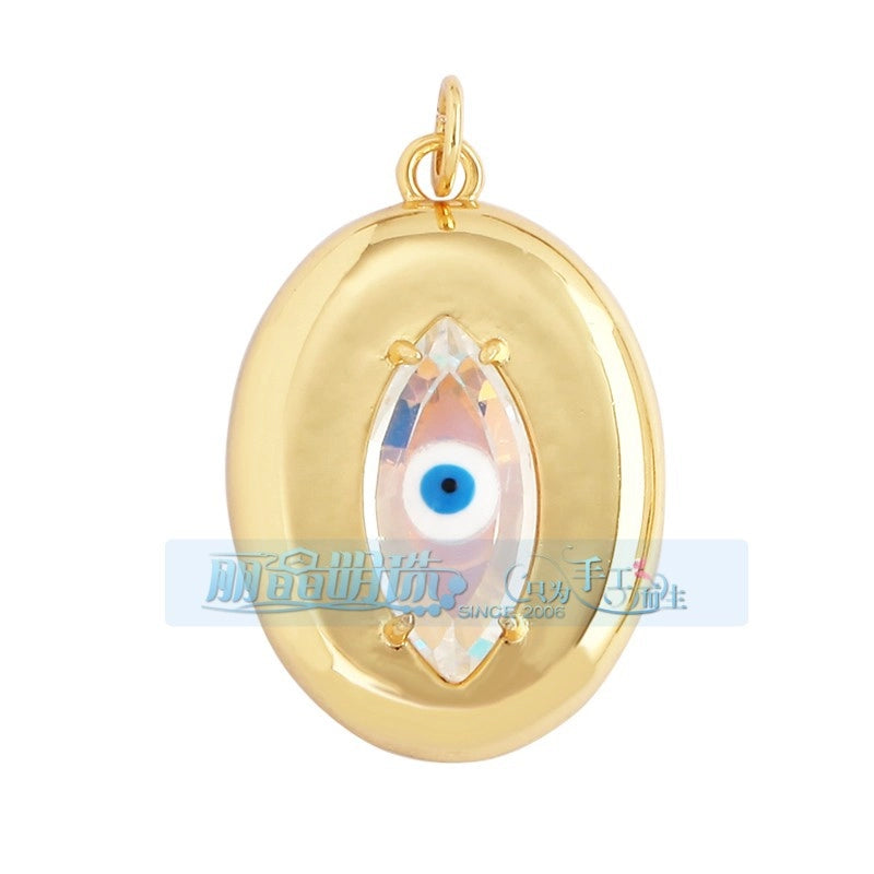 1 Piece Copper Devil’s Eye Pendant Jewelry Accessories