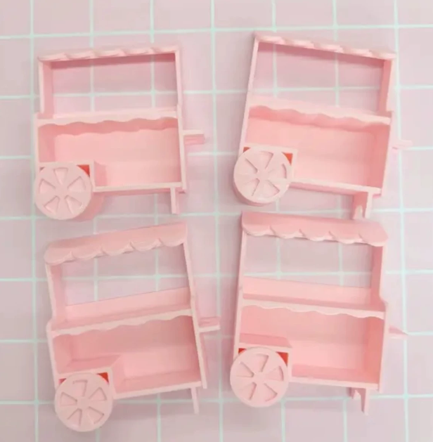 Mini Resin Display Cart Charm