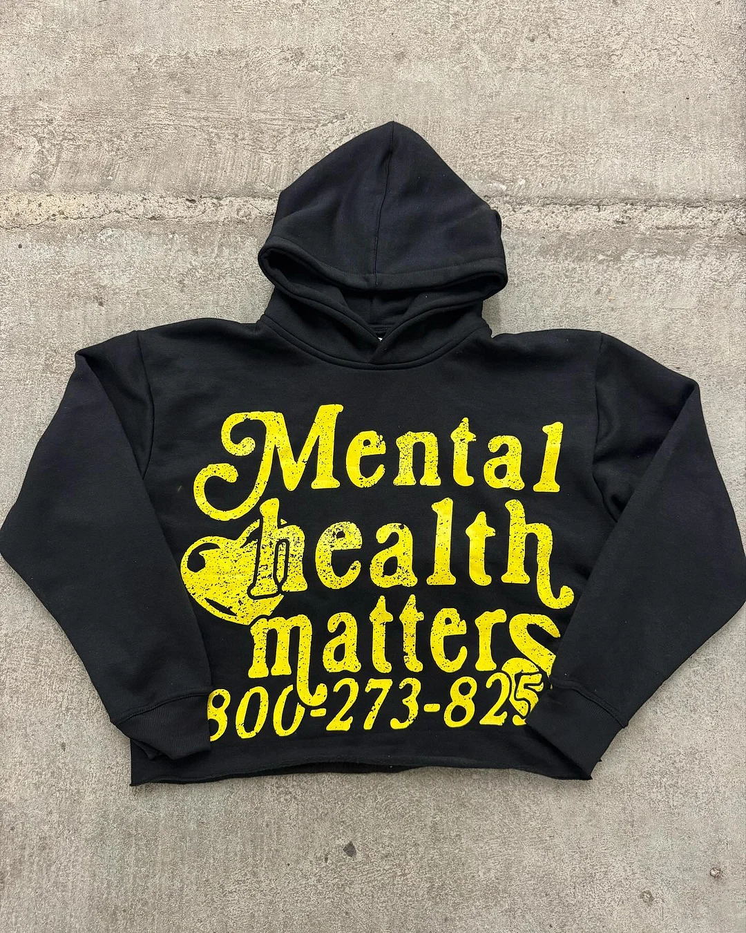 Aonga Y2k New Mental Health Matters Print Hoodies Women Men Oversized Hoodie Goth Grunge Streetwear Sweatshirt Harajuku Gothic Clothes aonga