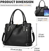 Damen Handtasche Leder Henkeltasche Top Griff Tasche Vintage Weiches Umhängetasche Schultertasche für Frauen