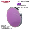 All CO2 Laser Lens D15 20mm F63.5 CVD/PVD ZnSe GaAs Focusing for Engraving Cutting Machine F38.1/50.8/63.5/76.2/101.6/127mm