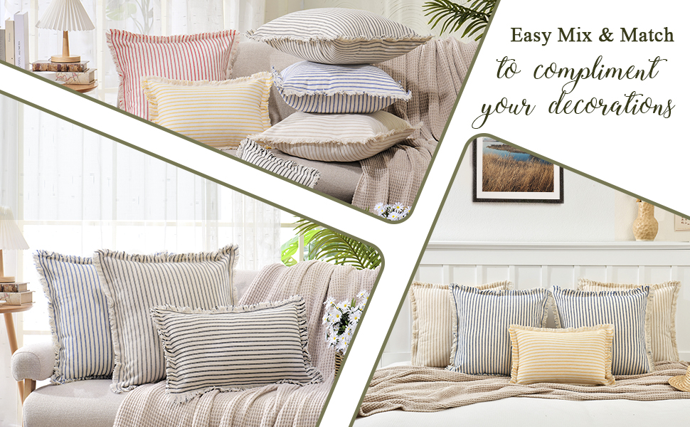pillow covers 18 x18 set of 2 modern farmhouse pillowcovers decorative pillows throw pillows