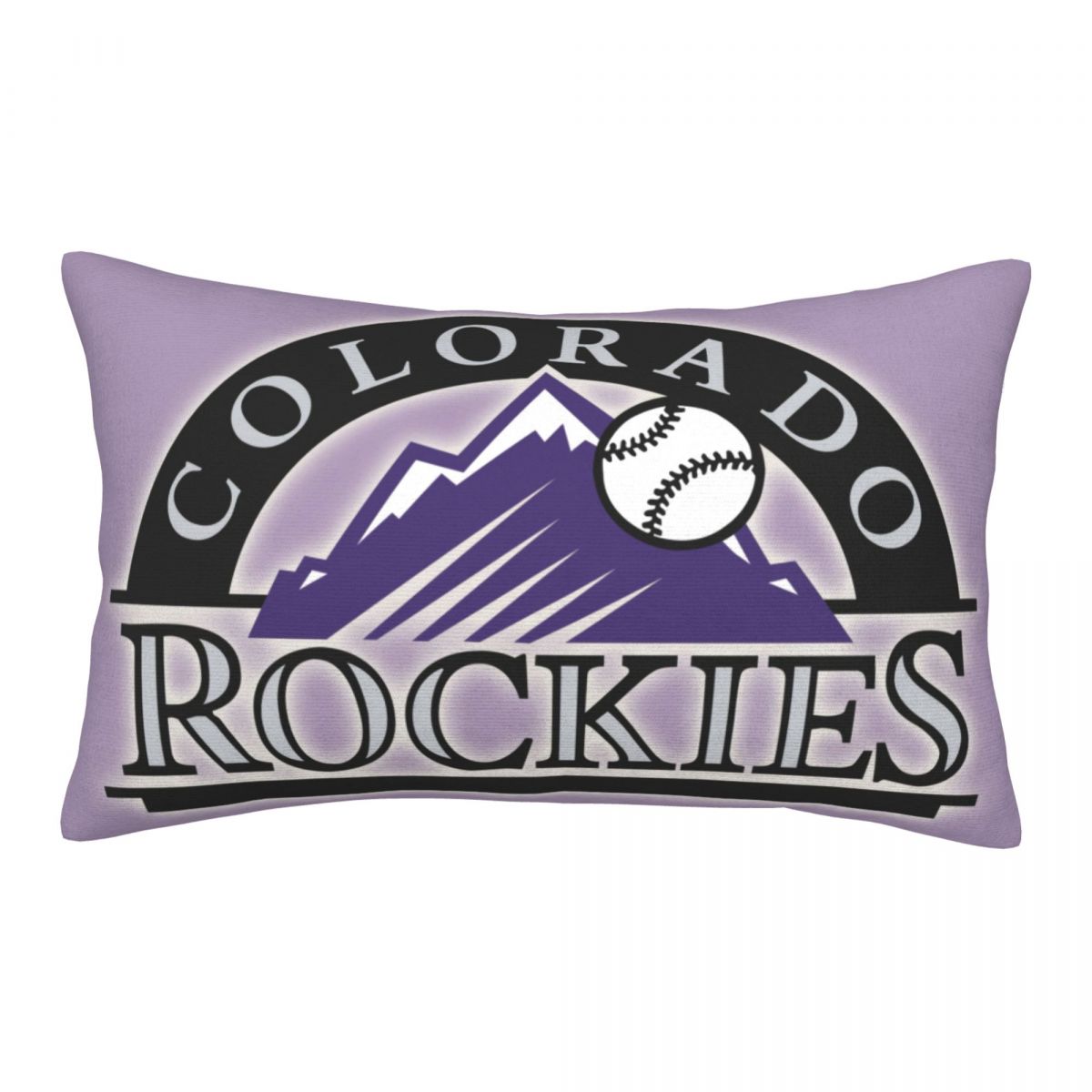 Colorado Rockies Purple Logo Decorative Pillow Cases