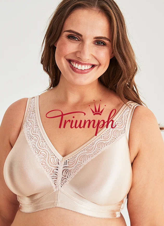 Triumph® 3 sztuki💖Wygodny biustonosz plus size