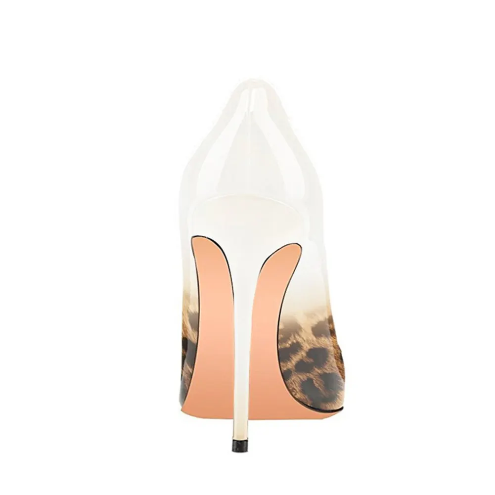 3.94" Gradient Color Heels Party Daily Pumps-vocosishoes