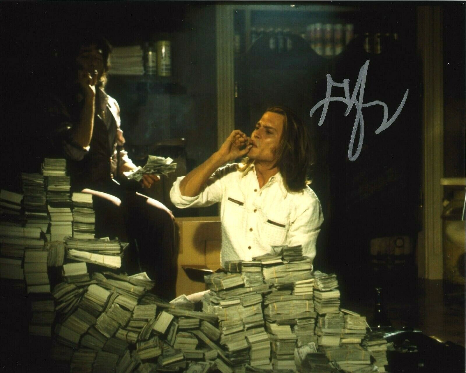 GEORGE JUNG HAND SIGNED 'BLOW' 8x10 MOVIE Photo Poster painting 2 w/COA JOHNNY DEPP CHARACTER