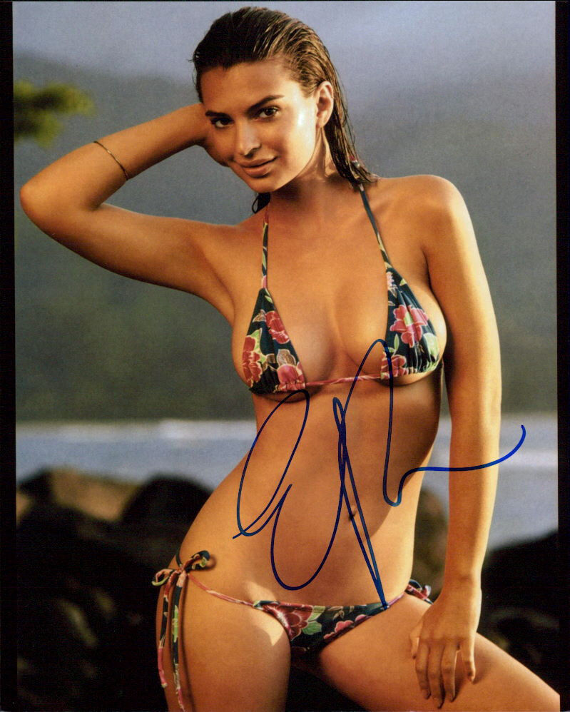 Emily Ratajkowski signed authentic 8x10 Photo Poster painting COA