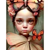 Diamond Painting-DIY Full Round Drill Butterfly Doll