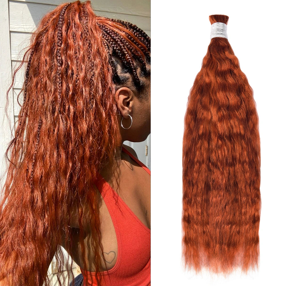 #350 Wave And Wet Boho Hot Braids Bulk Human Hair BORUIHAIR