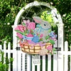 Diamond Painting Rabbit Basket Hanging Pendant With Light Strip