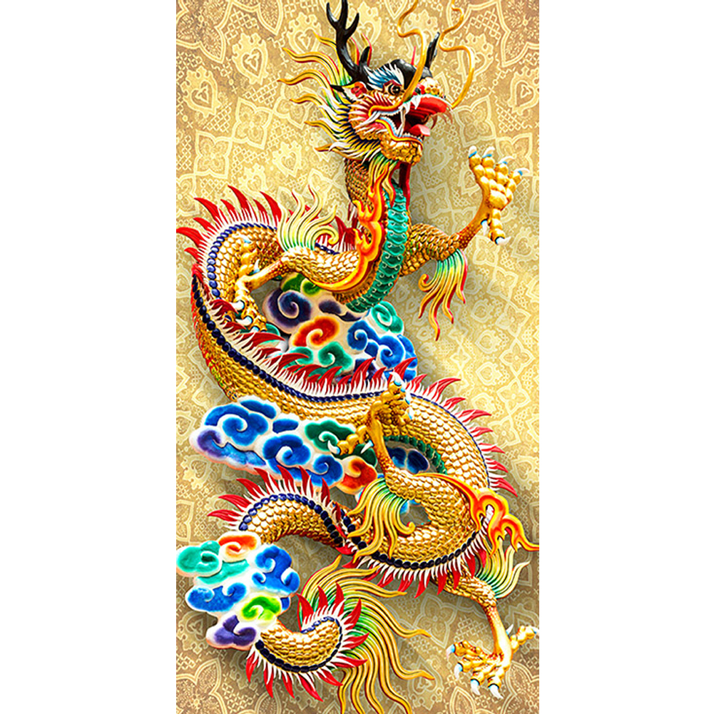 Legendary Dragon - Full Round Diamond Painting(80*40cm)