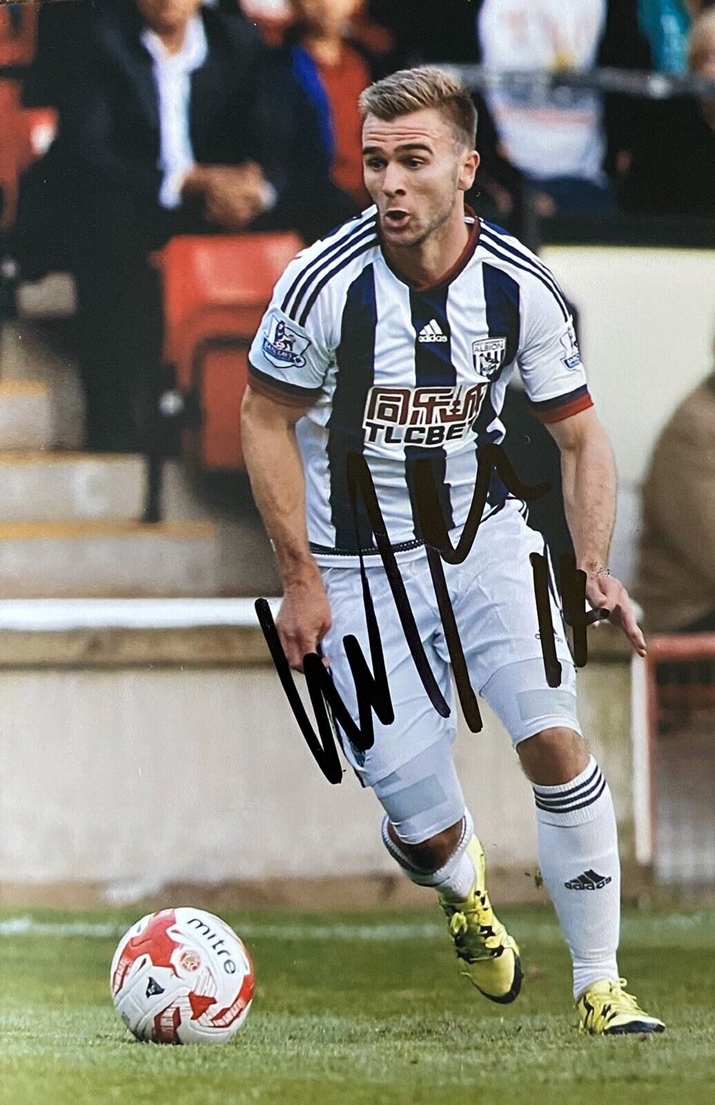 Callum McManaman Genuine Hand Signed West Brom 6X4 Photo Poster painting