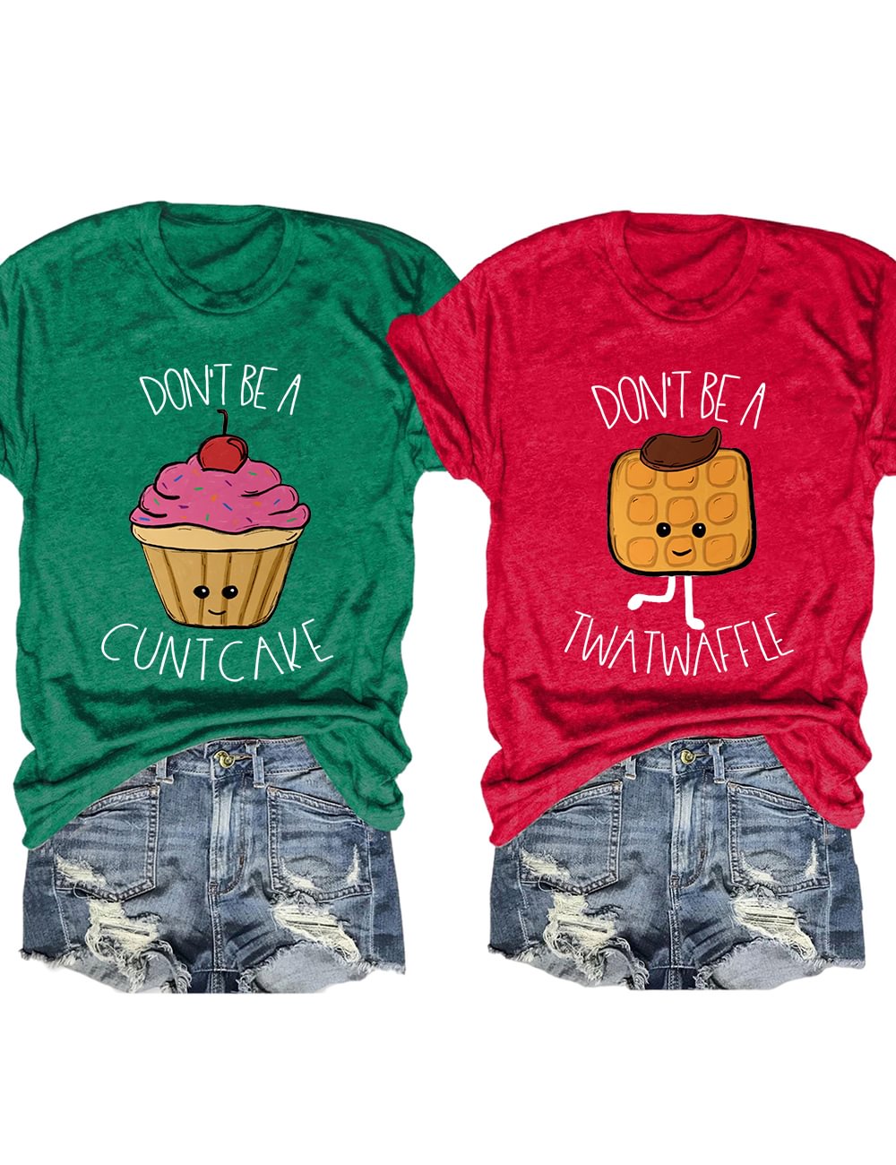 Don't Be A Cuntcake/Twatwaffle Matching T-Shirt