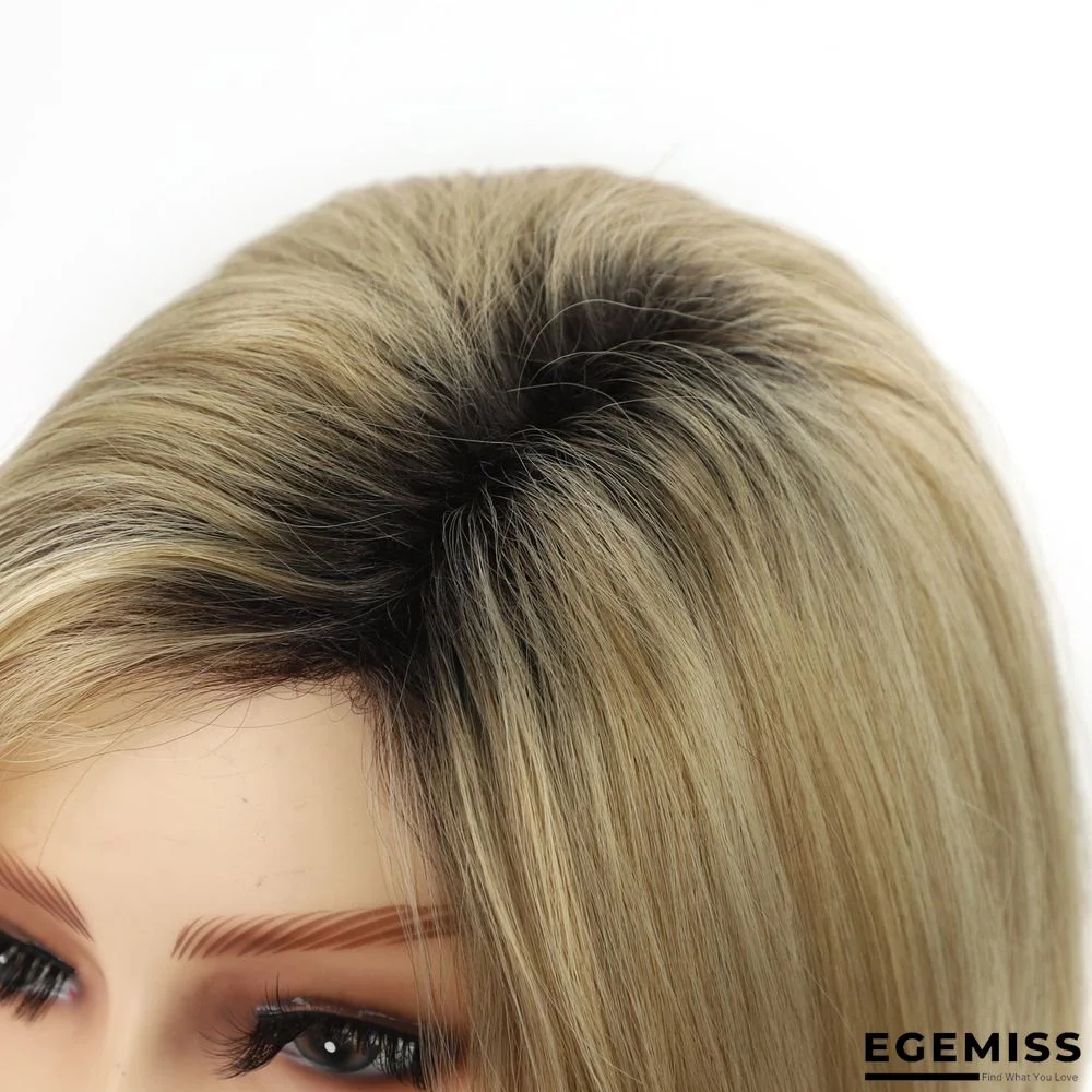 Lady Wig Headgear Chemical Fiber Rose Net Gradient Wave Head | EGEMISS