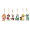 (Multistyle) 4 Pièces/5 Pièces/6 Pièces Dessin Animé Diamant Peinture Porte-Clés