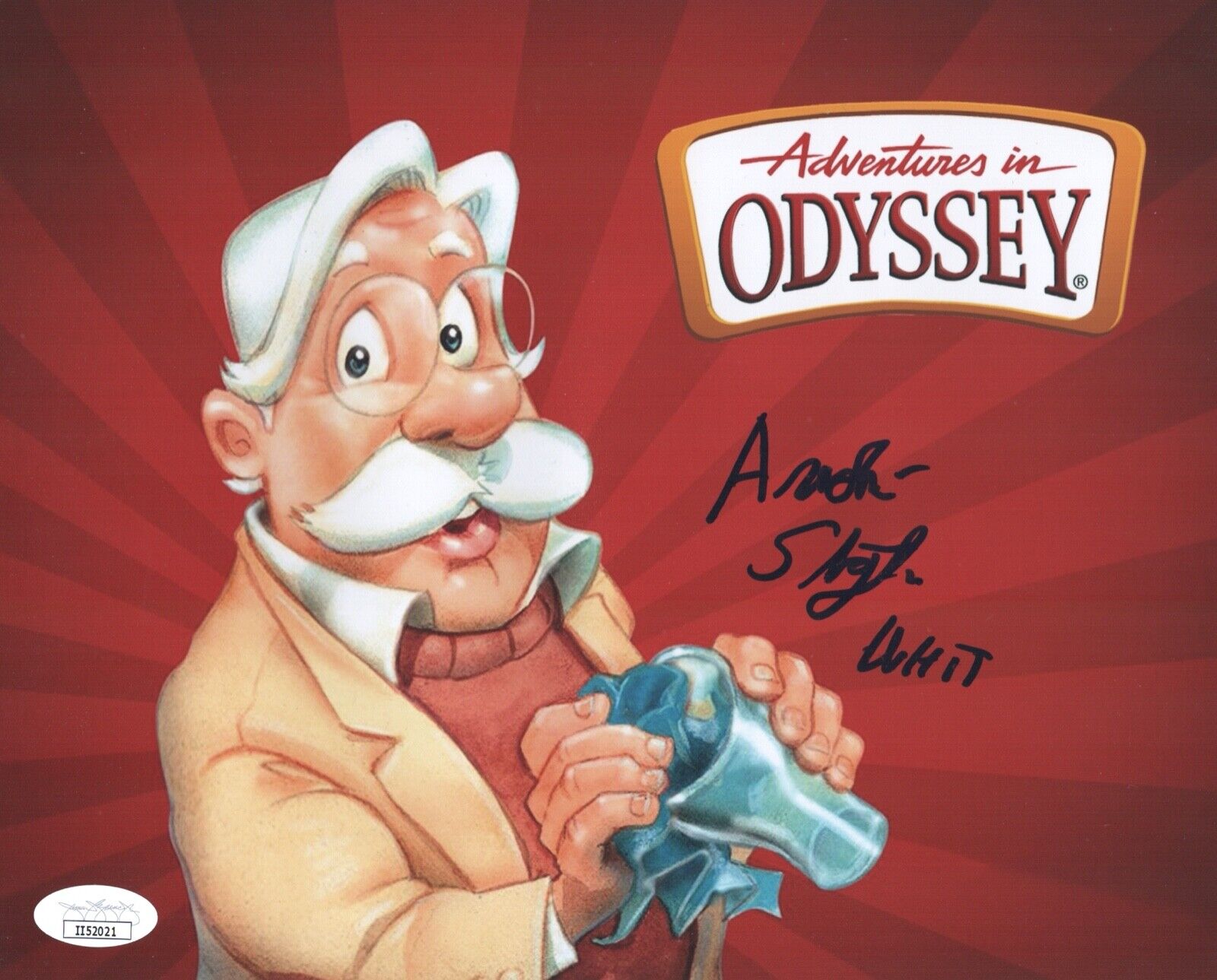 ANDRE STOJKA Signed 8x10 Photo Poster painting ADVENTURES IN ODYSSEY Mr. Whitaker JSA COA Cert