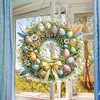 DIY Easter Wreath Diamond Painting Acrylic Hanging Pendant