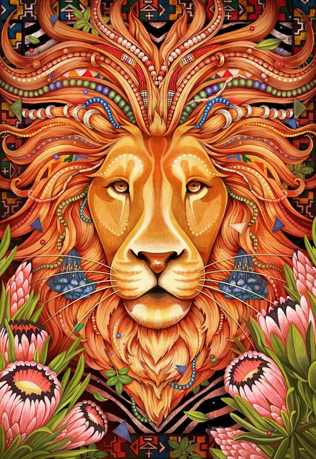 Ericpuzzle™ Ericpuzzle™ （NEW）The Lion of Dominance WOODEN PUZZLE