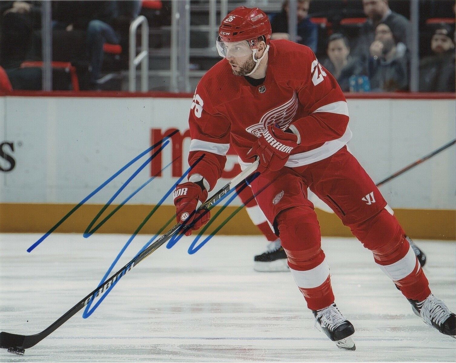 Detroit Red Wings Thomas Vanek Autographed Signed 8x10 NHL Photo Poster painting COA #3