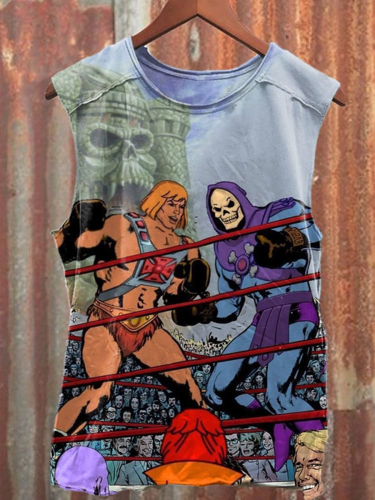 Vintage Zombie Print Tank Top / Rvogue / Rvogue