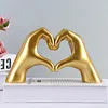 Heart gesture sculpture/Love hand home decor
