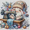 Sewing Gnome-11CT Stamped Cross Stitch 45*45cm/17.72*17.72in tapestrymarket