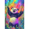 (40*60cm)Panda - Full Round Drill Diamond Painting
