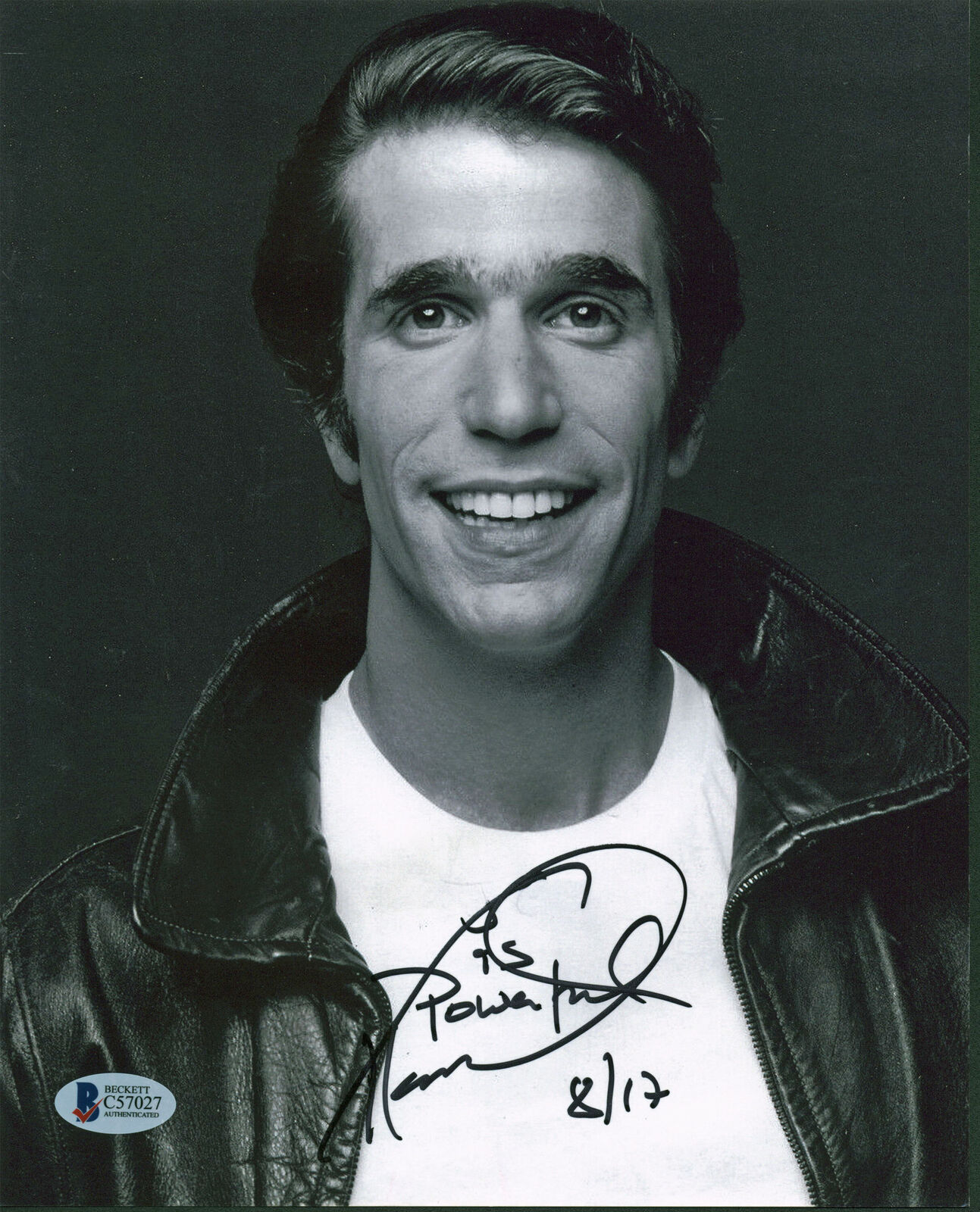 Henry Winkler Happy Days Authentic Signed 8x10 Photo Poster painting Autographed BAS #C57027