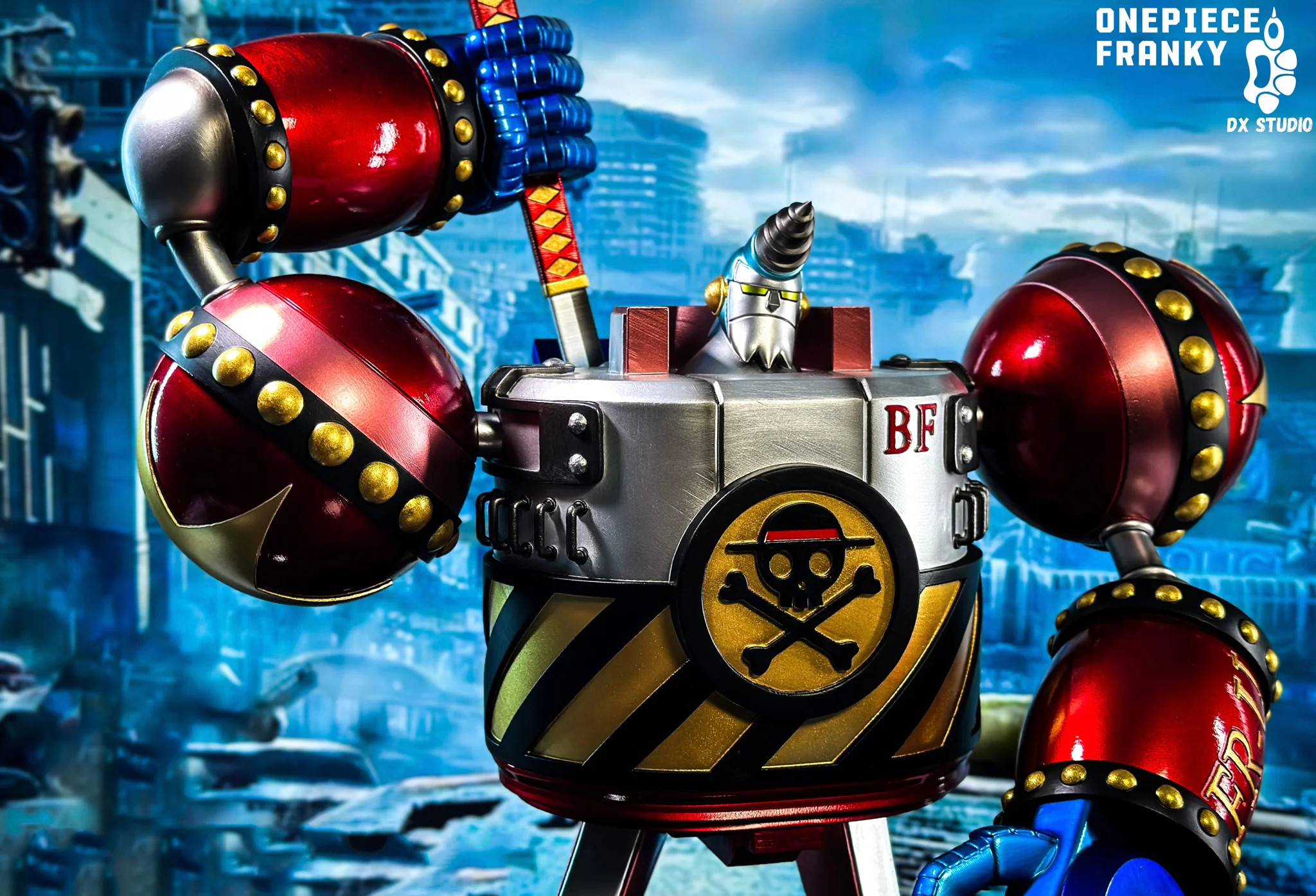 Small & Big Scale General Franky - ONE PIECE Resin Statue
