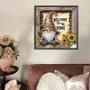 Sunflower Gnome - Partial Special Shaped Diamond Painting 30*30cm