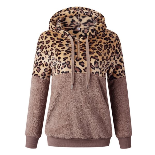 Women Winter Fleece Warm Ladies Pullover Zipper Hoodies Jumper Sweater - Shop Trendy Women's Fashion | TeeYours