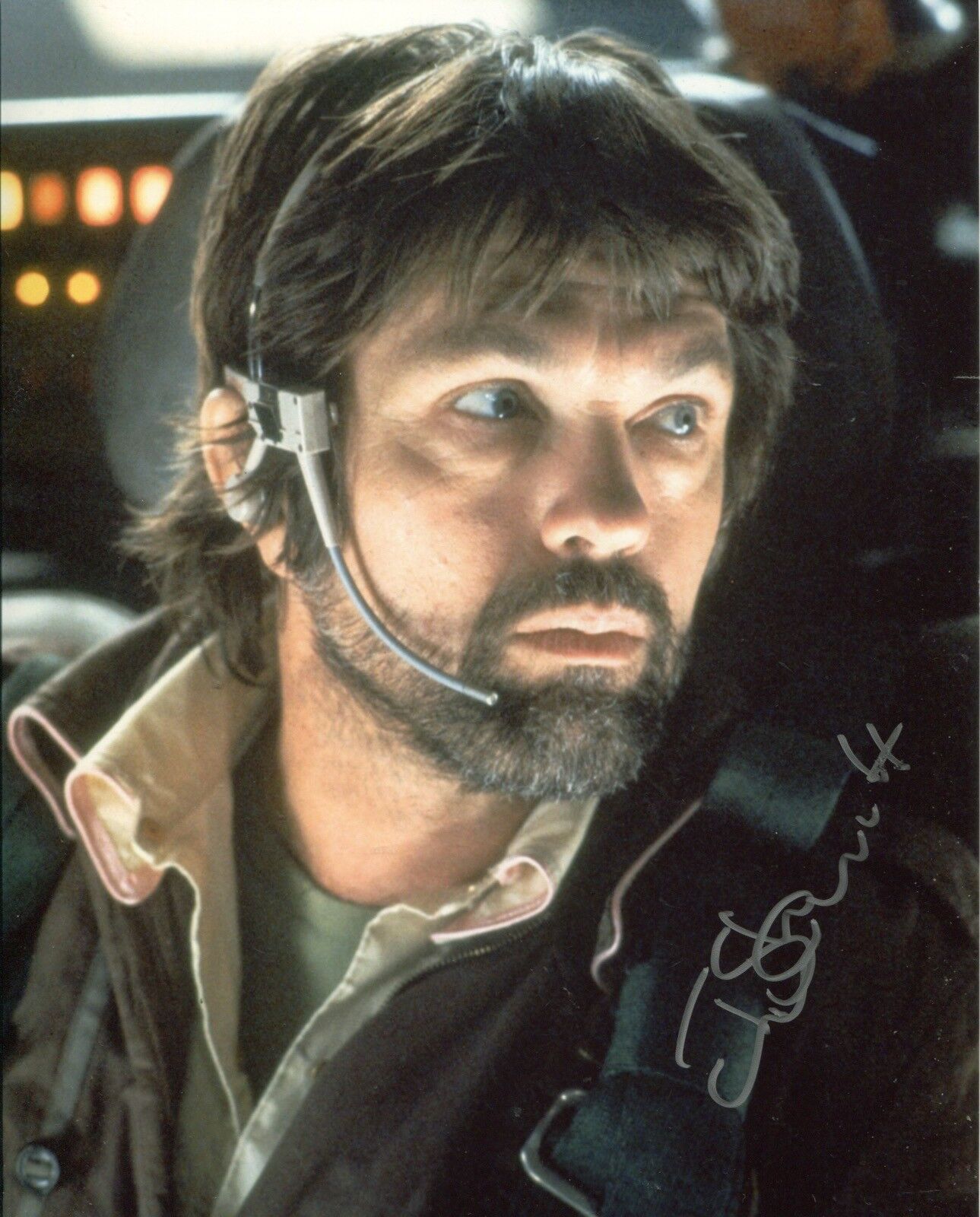 Actor Tom Skerritt as Captain Dallas signed ALIEN 8x10 movie Photo Poster painting - UACC DEALER