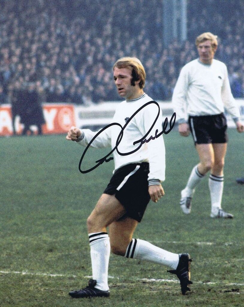 ARCHIE GEMMILL - FORMER DERBY COUNTY FOOTBALLER - SUPERB SIGNED COLOUR Photo Poster painting