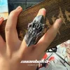 Dark Series &bull; Eye & Fang Armor Jointed Ring