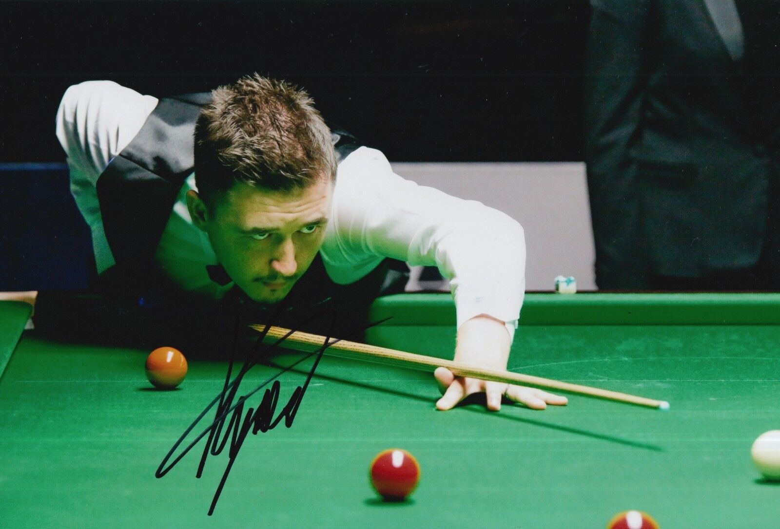 KYREN WILSON HAND SIGNED 12X8 SNOOKER Photo Poster painting PROOF 6.