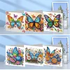 6pcs DIY Schmetterling Diamant Kunst Grußkarten für Festivals und Feiern
