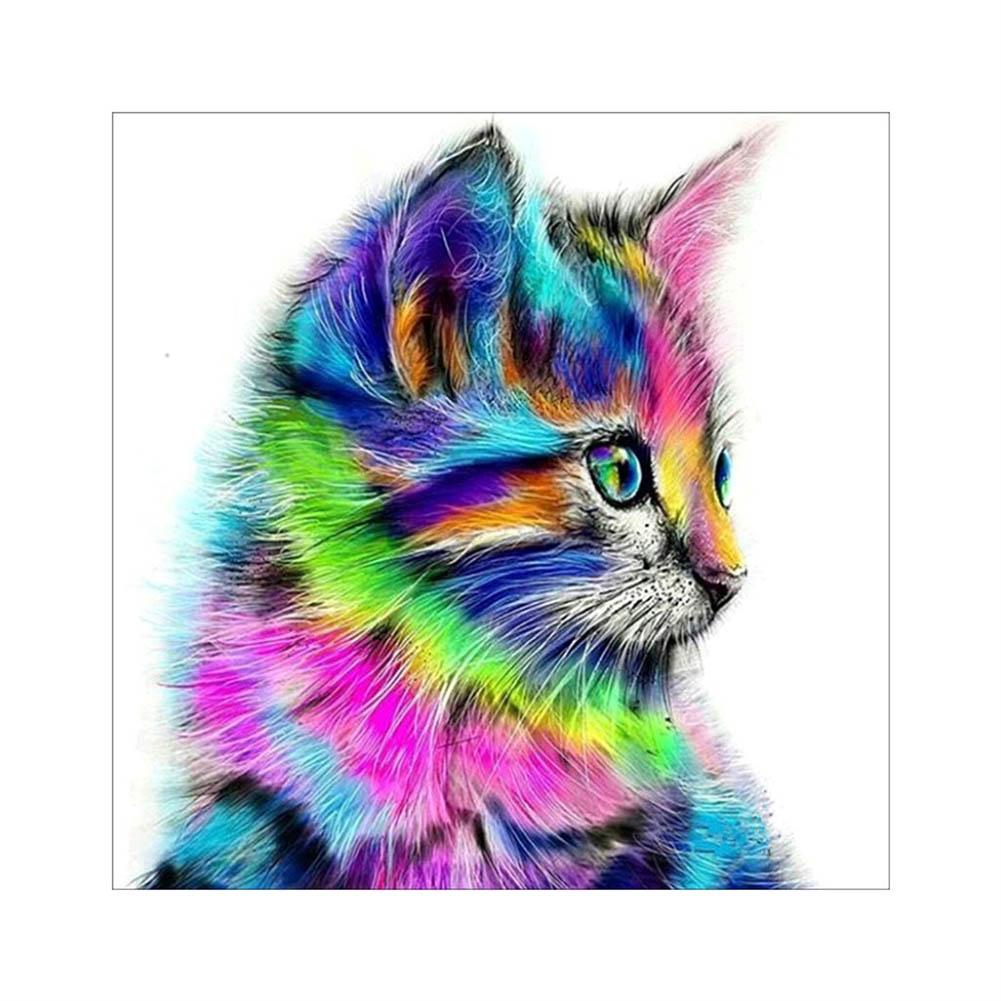 

25*25CM - Color Cat - Square Drill Diamond Painting, 501 Original