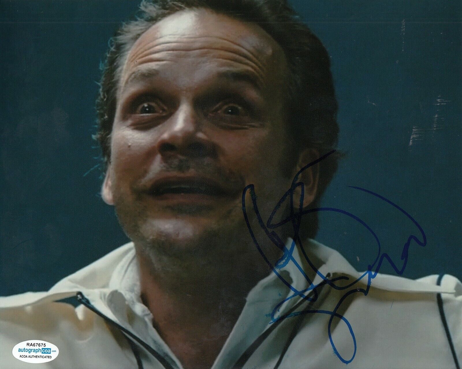 PETER SARSGAARD signed (BLACK MASS) movie 8X10 *Brian Halloran* ACOA Authentic