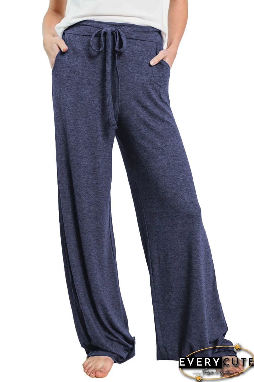 Navy Drawstring Lounge Pants