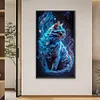 (40*70cm)Starry Night Cat - Round Partial AB Drill Diamond Painting
