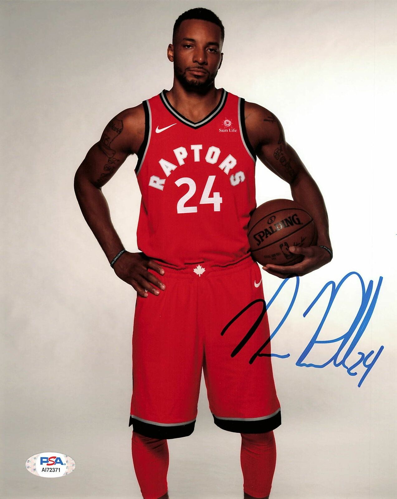 NORMAN POWELL signed 8x10 Photo Poster painting PSA/DNA Toronto Raptors Autographed